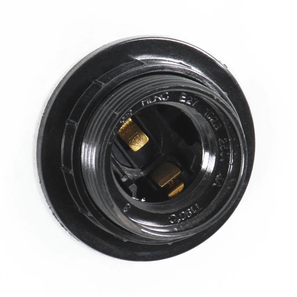 Lampada a Sospensione Industriale 25 W Nera Rotonda 30 cm E27 CFW7142644