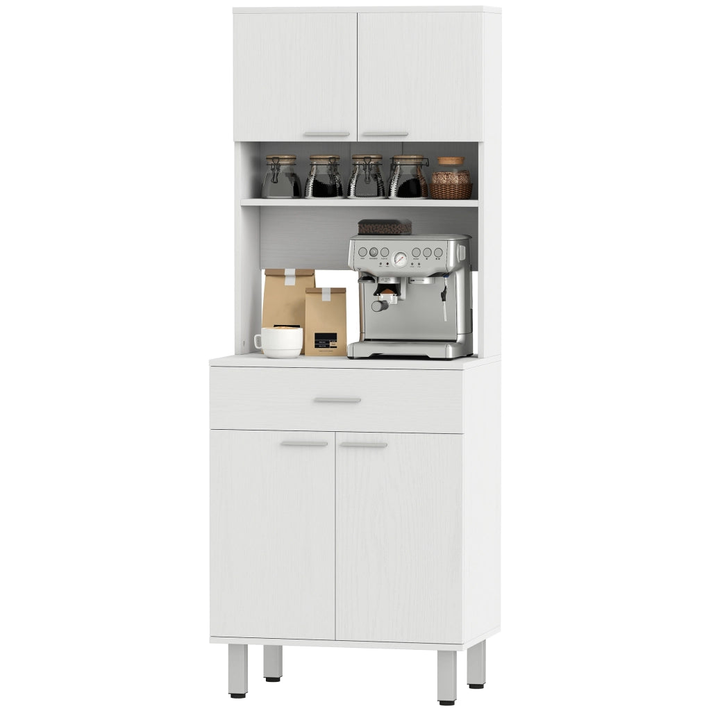 Credenza Bianca in Legno ¨C Zephmum ¨C 60x40x160cm