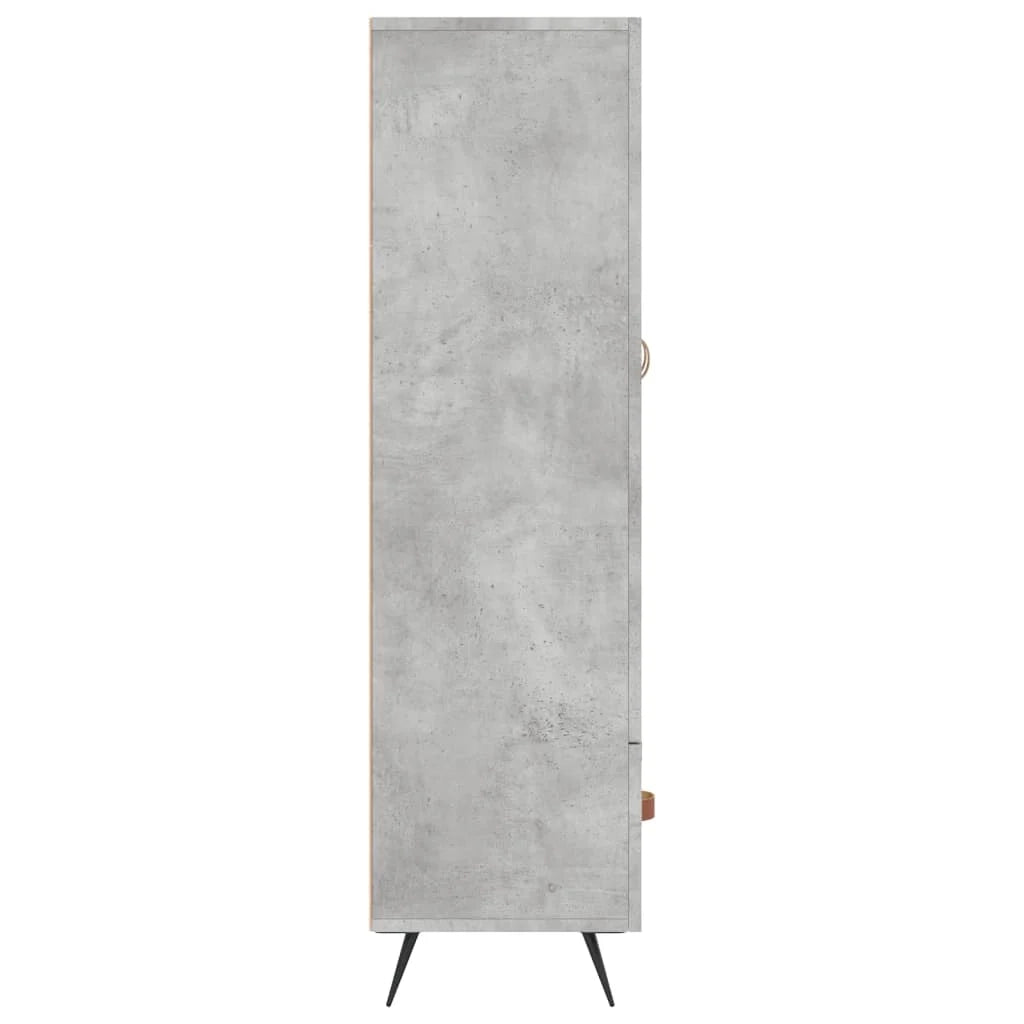 Buffet credenza cassettiera mobiletto mobile contenitore organizer cucina soggiorno salotto alto 69,5 x 31 x 115 cm legno ingegnerizzato grigio 02_0034477