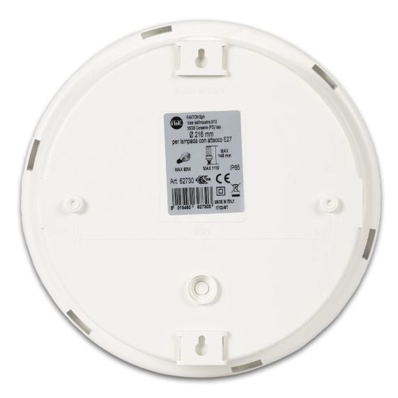 FME 62.730 PLAFONIERA TONDA D 215 MM BIANCO- FANTON- 1,0 pz