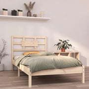 Giroletto-Struttura Letto in Legno Massello 90x190 cm Single 938319