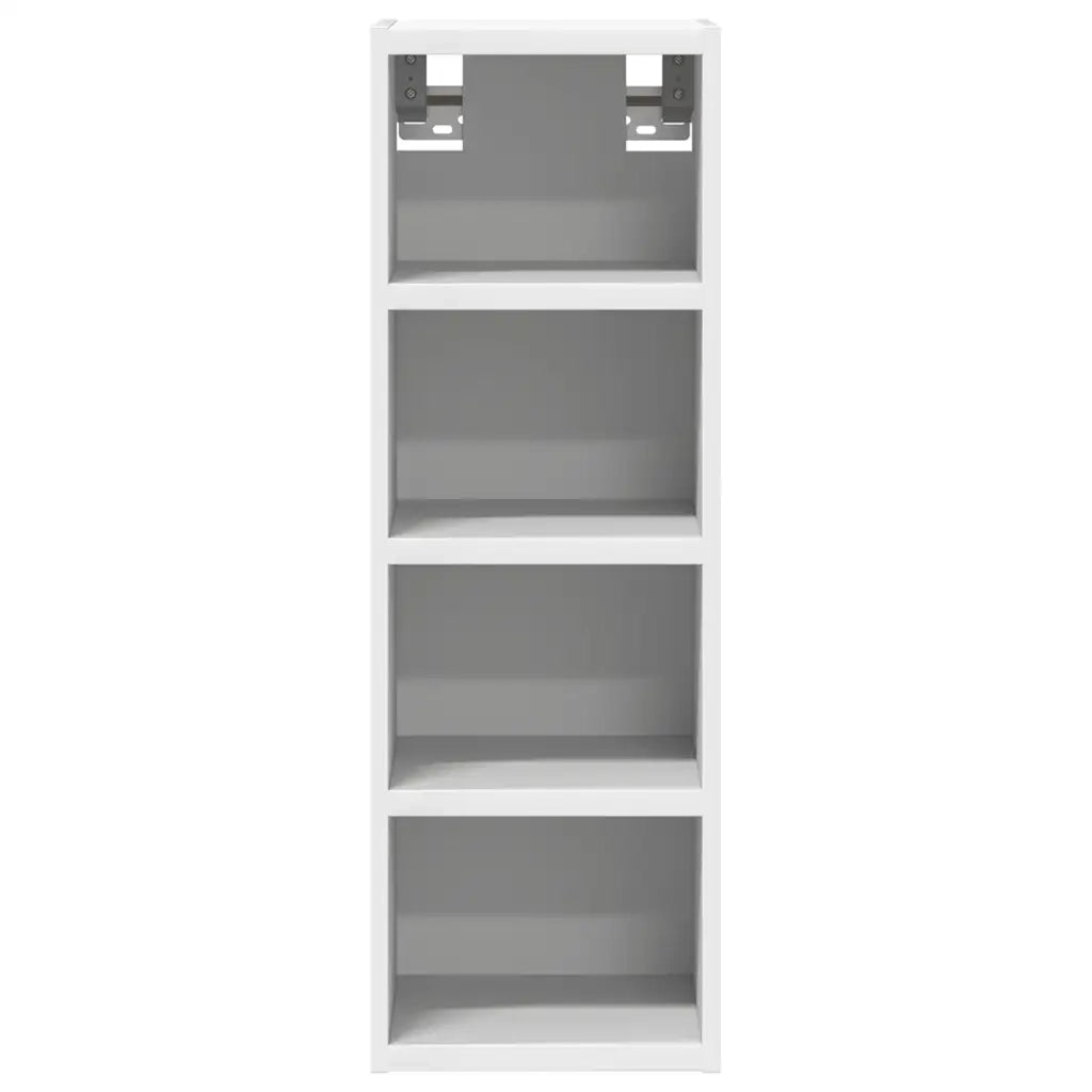 Mobiletto da cucina a parete pratico 20 x 29,5 x 60 cm in legno composito bianco 02_0050432
