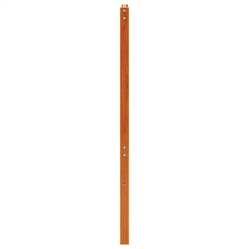 Testiera Marrone Cera 150 cm in Legno Massello di Pino 844192