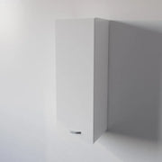 Pensile Cucina  in Legno Nobilitato Bianco Mobile Alto con 1 Anta, Pensile Componibile Moderno Made in Italy (H90XL30XP33cm)