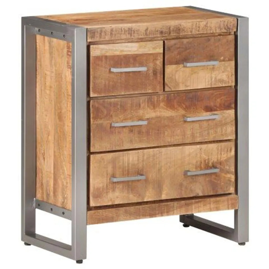 Credenza 60x35x70 cm in Legno di Mango Grezzo cod mxl 16477