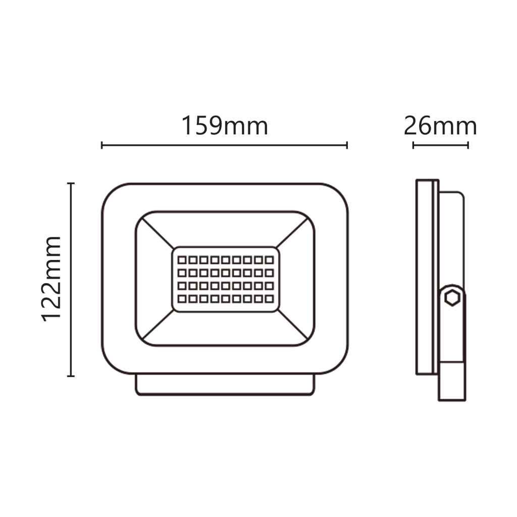 Proiettore LED 9-30V 30W 2550lm 4000K