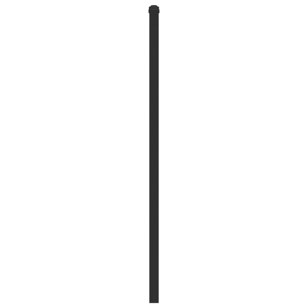 Testiera di Ricambio Rovere Fumo 140 cm in Legno Multistrato e Acciaio 4007700