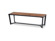 Panca Libra 234 Giochipark legno metallo zincato verniciato 150x45x45h - Grigio Micaceo/Marrone