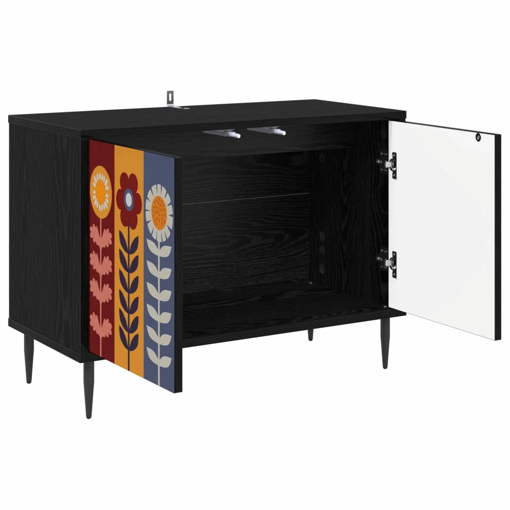 Mobile TV ESSEN 69 x 33 x 50,5 cm Rovere Nero 8007022