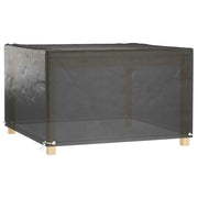Coperture Mobili Giardino | Telone per mobili da esterni 2 pz 8 Occhielli 125x125x75cm Quadrate