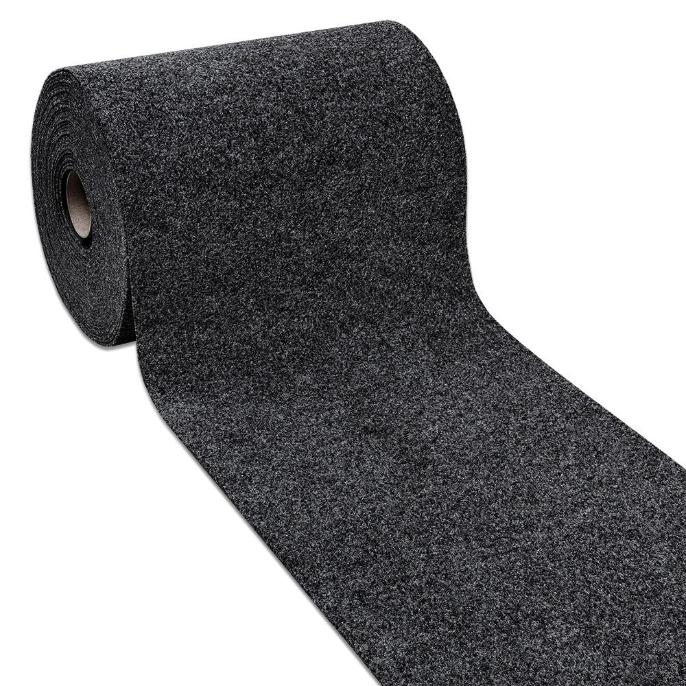 Passatoia Ingresso Moquette Asciugapassi Tinta Unita Corridoio Marciapiede 50x450 Cm Antracite