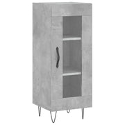 Buffet credenza cassettiera armadio mobile contenitore organizer per cucina soggiorno salotto 34,5 x 34 x 90 cm legno ingegnerizzato grigio 02_0031906