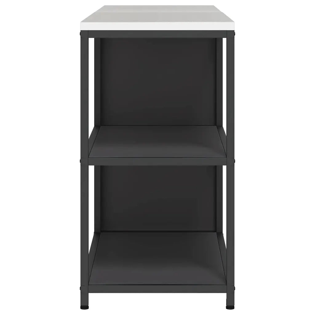 Set di Stoccaggio per Cucina con lo scaffale 2 pcs Nero 3392652