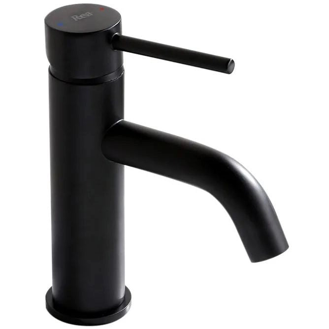 Rubinetto Da Lavabo Rea Lungo Black Low