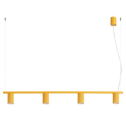 Lampadario KARBON 4 giallo