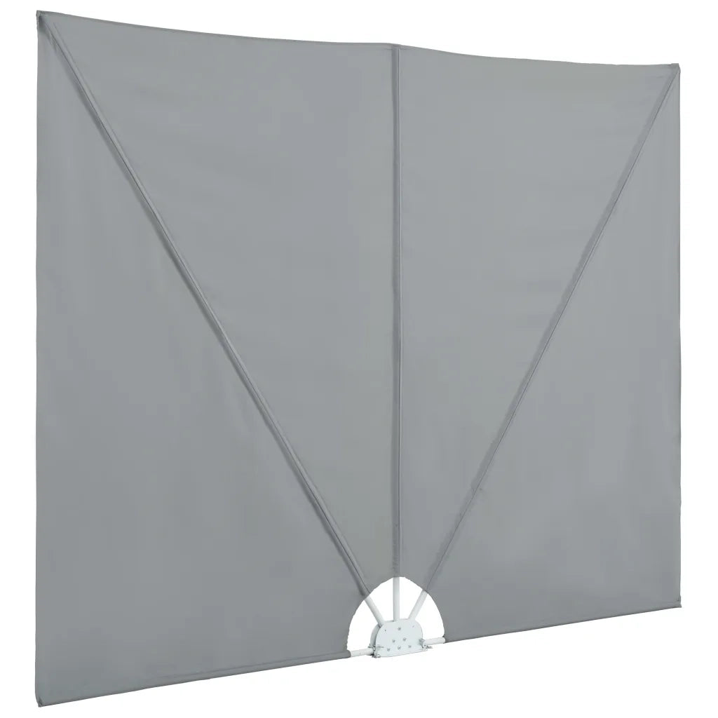 Tenda Laterale per Terrazza Pieghevole Grigio 300x150 cm cod mxl 14820