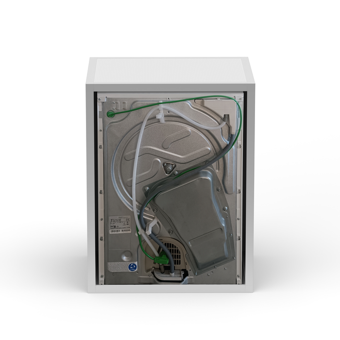 Coprilavatrice da Esterno 68,5x64x88 cm 2 Ante Bianco