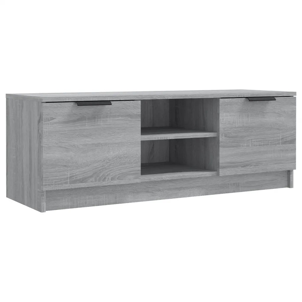 Mobile TV Grigio Sonoma 102x35x36,5 cm in Legno Multistrato 817133