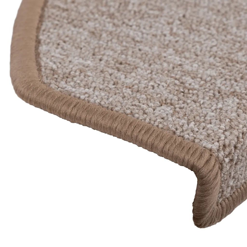 Tappetini per scale 20 pz 65x24x4 cm Marrone chiaro Semicircolari Grandi 3365791