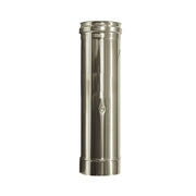 Canna fumaria parete doppia coibentata inox elemento fumi dn 350/400 lunghezza 0,5 mt.