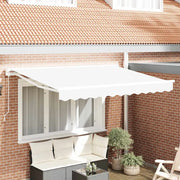 Tenda Retrattile Bianco 300x200 cm Tessuto 3329577