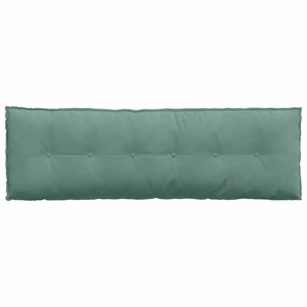 Cuscino per Schiena | Cuscino dorsale Verde Mare 160 x 50 cm Tessuto in Cords
