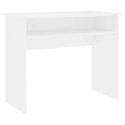 Scrivania-Scrivanie per ufficio e studio-Scrittoio Bianca 90x50x74 cm in Legno Multistrato