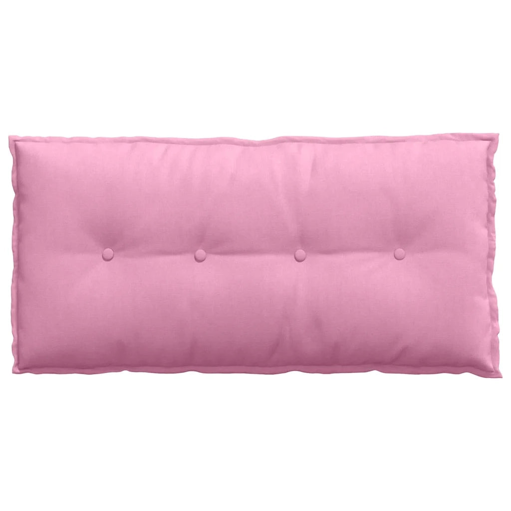 Cuscino per Schiena Rosa 100 x 19 x 50 cm Tessuto 42014759
