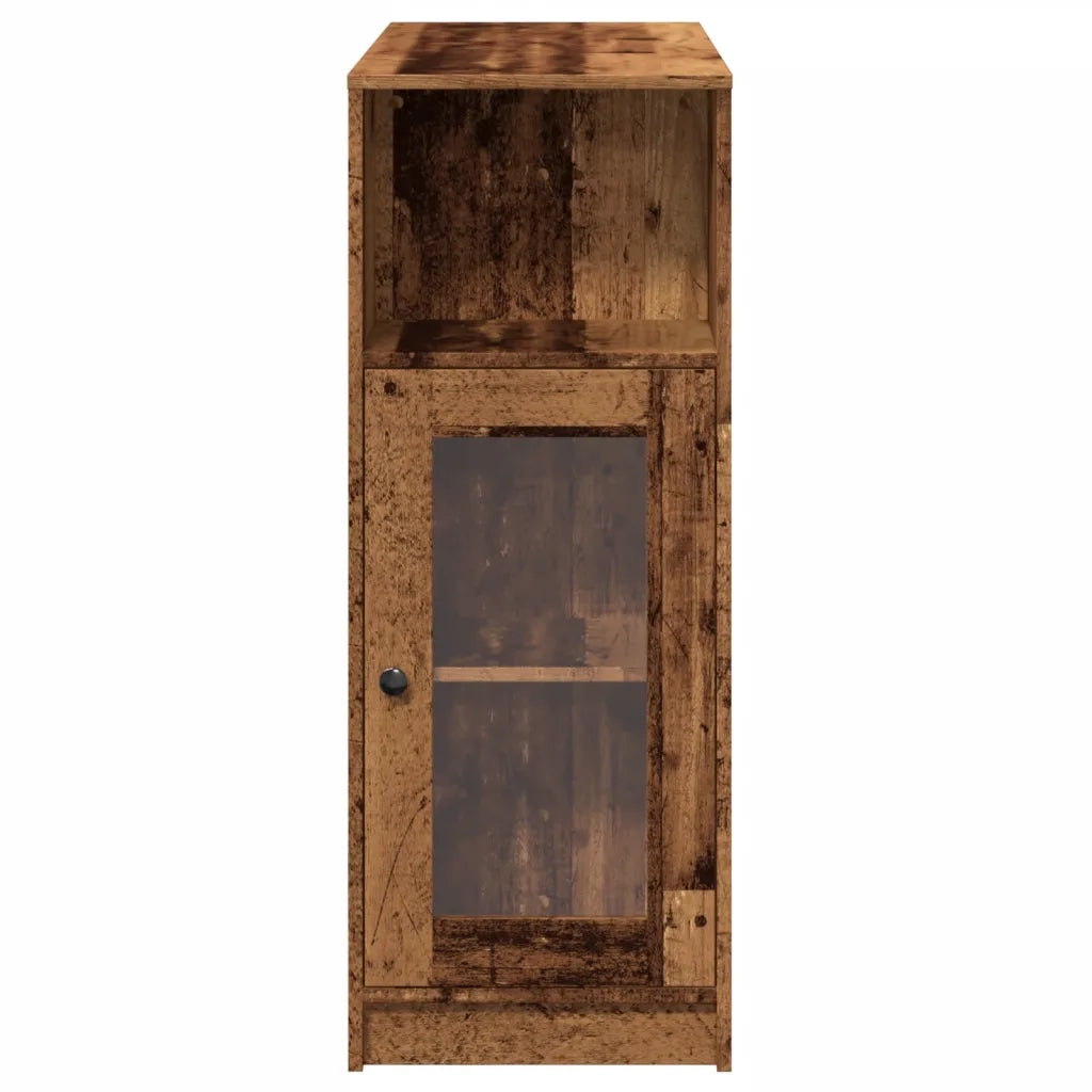 Tavolo Bar con Rastrelliera Antico 101x40x103,5 cm Multistrato