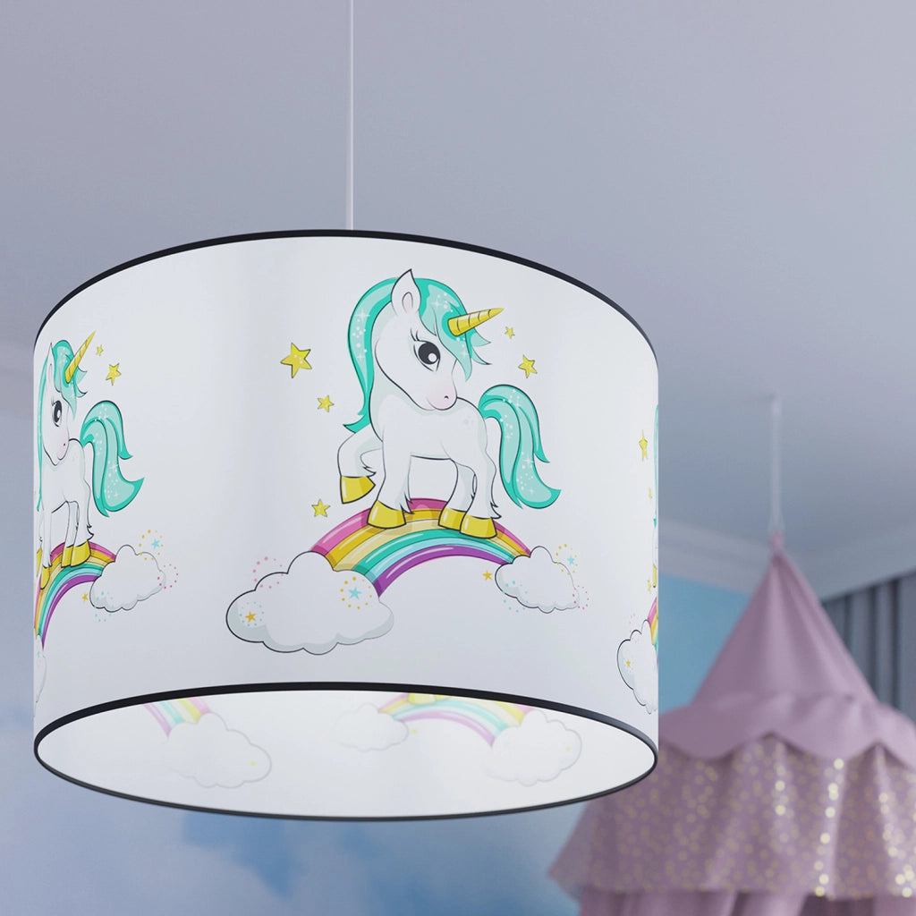 Lampada a sospensione bimbi Unicorn Ø30 E27 15W Pure Lume