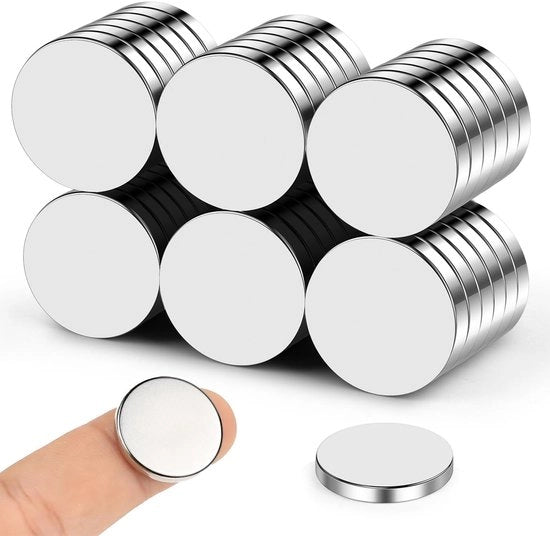 30 magneti forti a 15 x 2 mm, magneti neodymium extra forti, magneti mini per lavagne, magneti forti rotondi, magneti forti per frigoriferi, lavagne bianche, lavagne per appunti, uffici