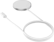 Caricatore Wireless Magico 15W compatibile con tecnologia Qi e MagSafe per smartphone iPhone e Android - cavo USB-C 1m grigio