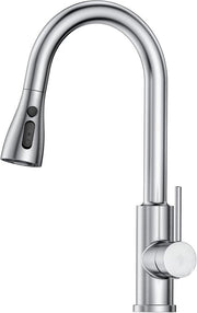Mangia acqua da cucina con testa di spruzzo estendibile e 360° rotativa fuoriuscita