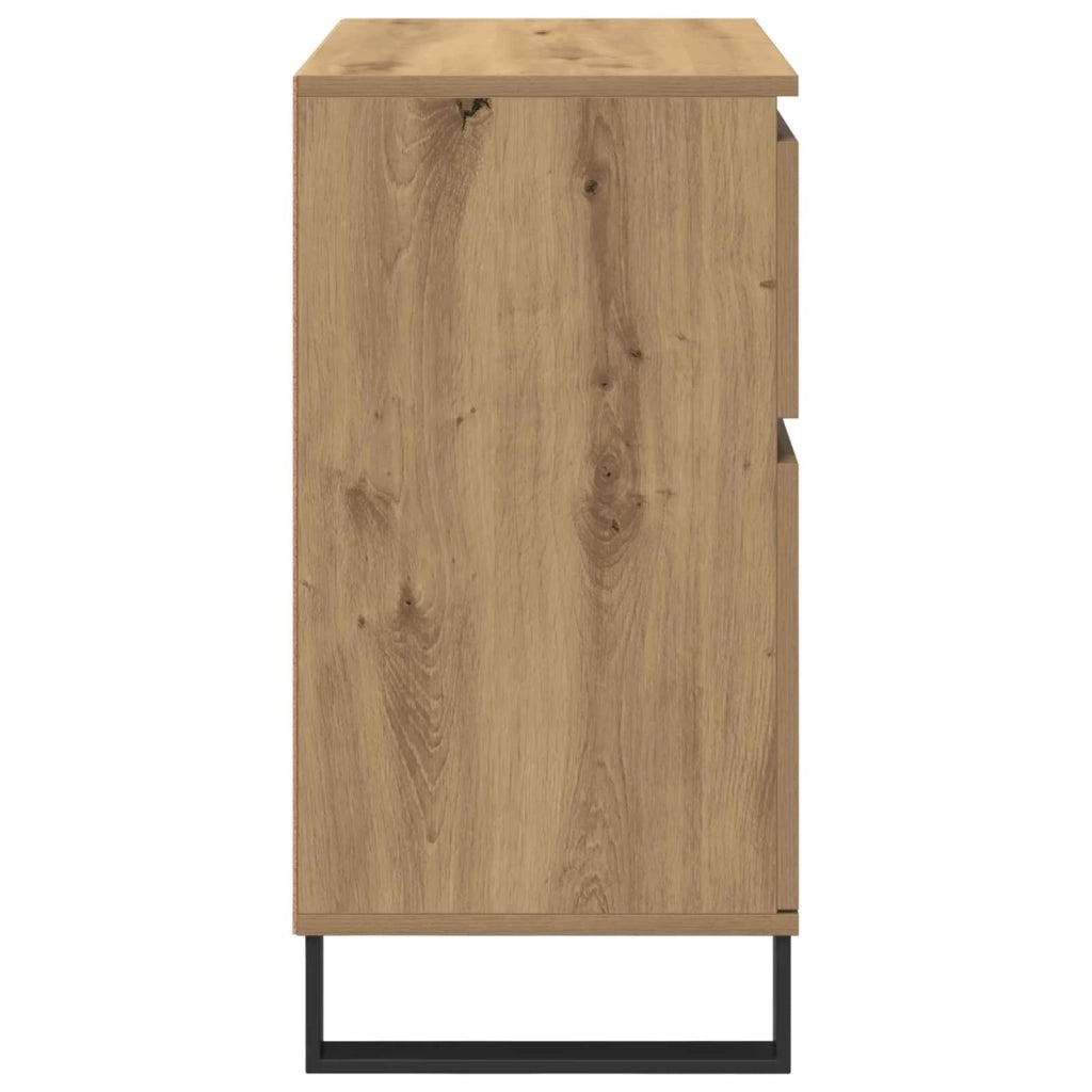 Credenza con cassetto Rovere artigianale 60 x 35 x 70 cm 881742