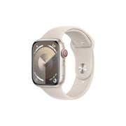 Apple watch serie�9 cell 45mm aluminium starlight sport band starlight m/l mrm93ql/a