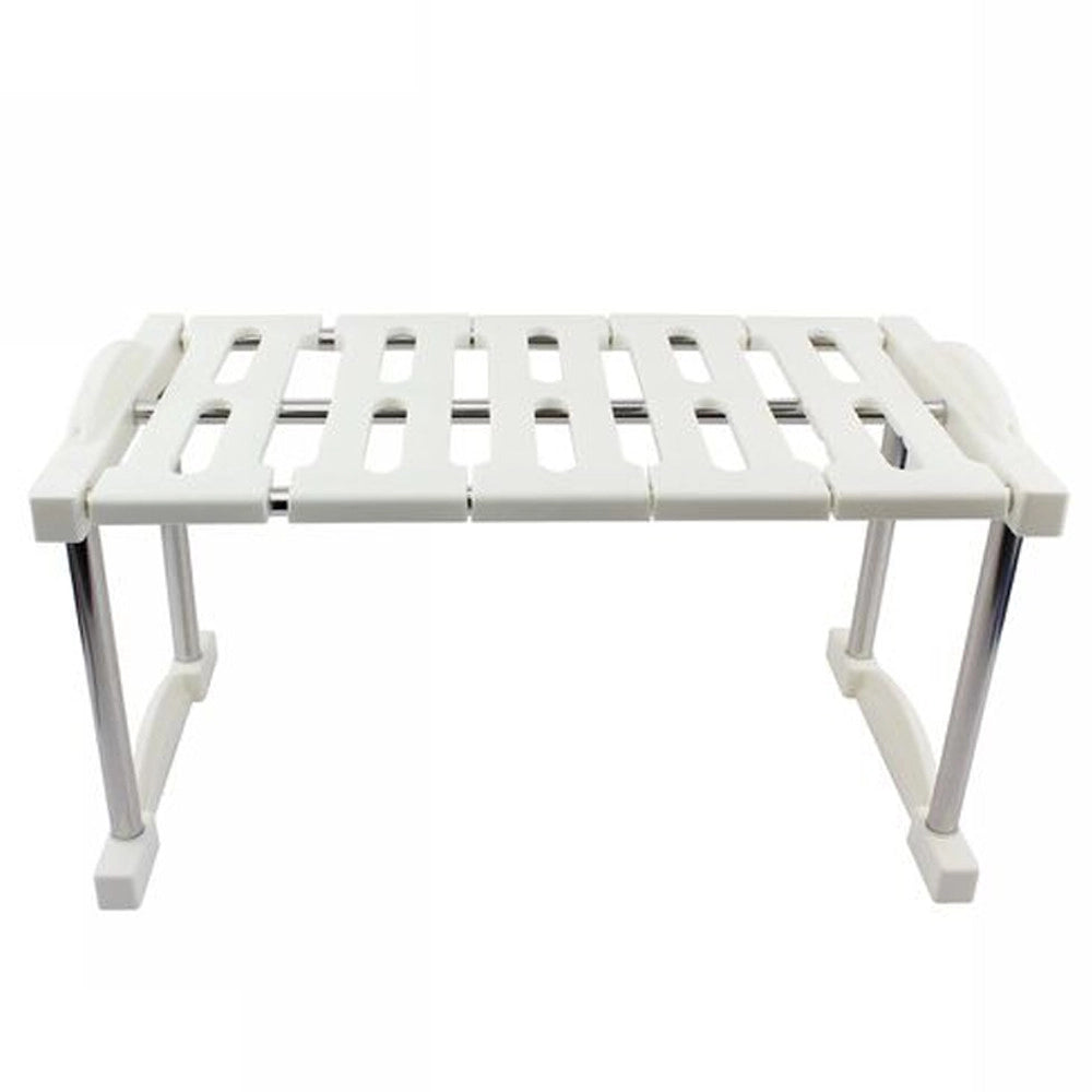 Trade Shop - Mensola Sovrapponibile Salvaspazio Impilabile Organizer Cucina Armadio Mobili 20 -