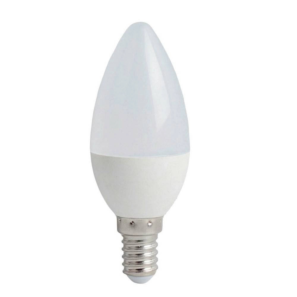 Trade Shop - Lampadina Led 8w Candela E14 Luce Calda 3000k Fredda 6500k Naturale 4000k C3608 -