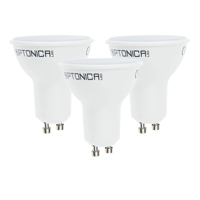 Lampadina dicroica led gu10 6.5w resa 40watt risparmio energetico 2700k pezzi 3