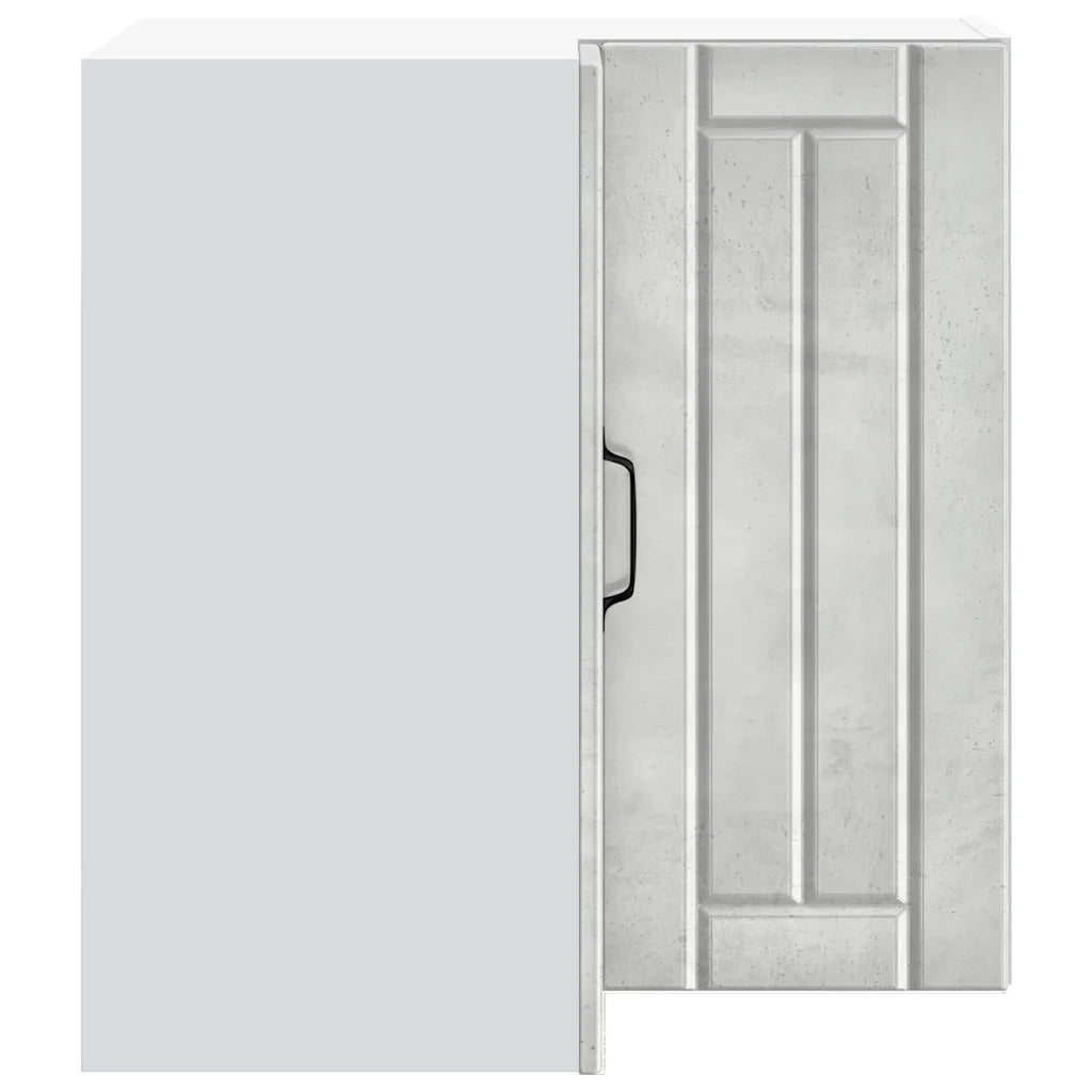 Pensile da Cucina ad Angolo Lucca Grigio Cemento in Truciolato 853861