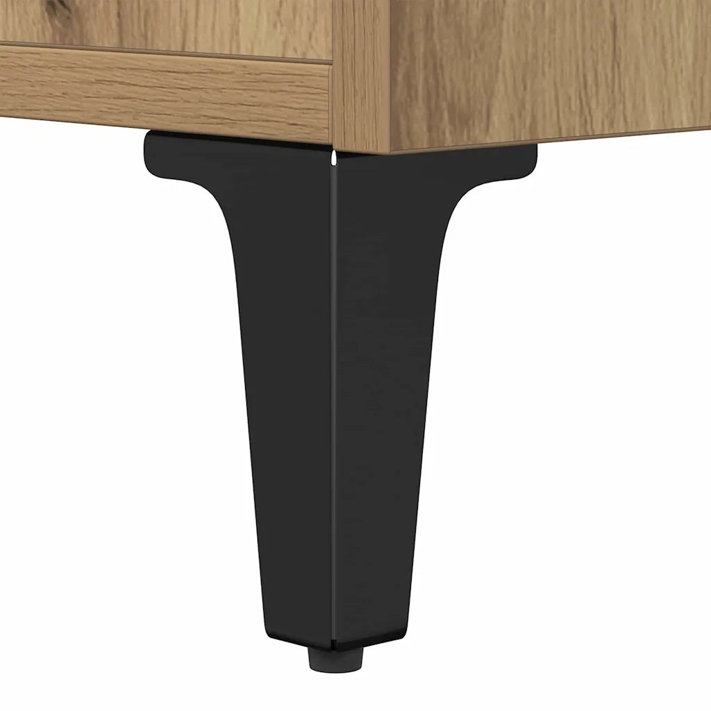 Armadietto per letto Rovere artigianale 40 x 35 x 47,5 cm
