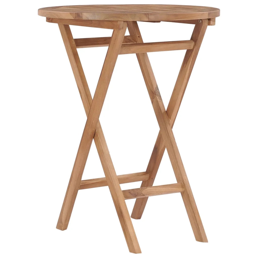 Set da pranzo da giardino per esterni 3 pezzi in legno massello di teak 02_0013601