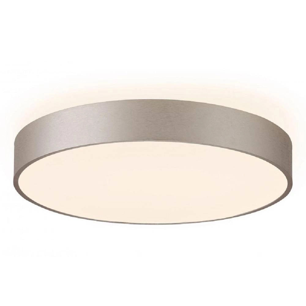 Trade Shop - Plafoniera Tonda Led 42w Cct 3000k 4000k Lampada Soffitto Parete Luce 3200lm 40cm - Silver