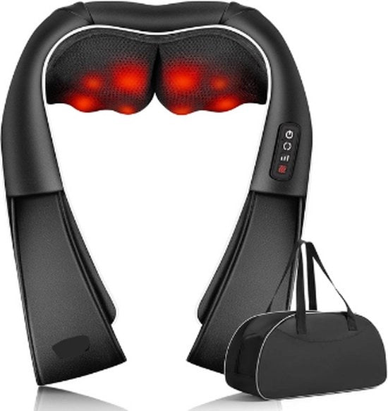 Apparecchio per massaggi rilassanti per collo e spalle con funzione di riscaldamento