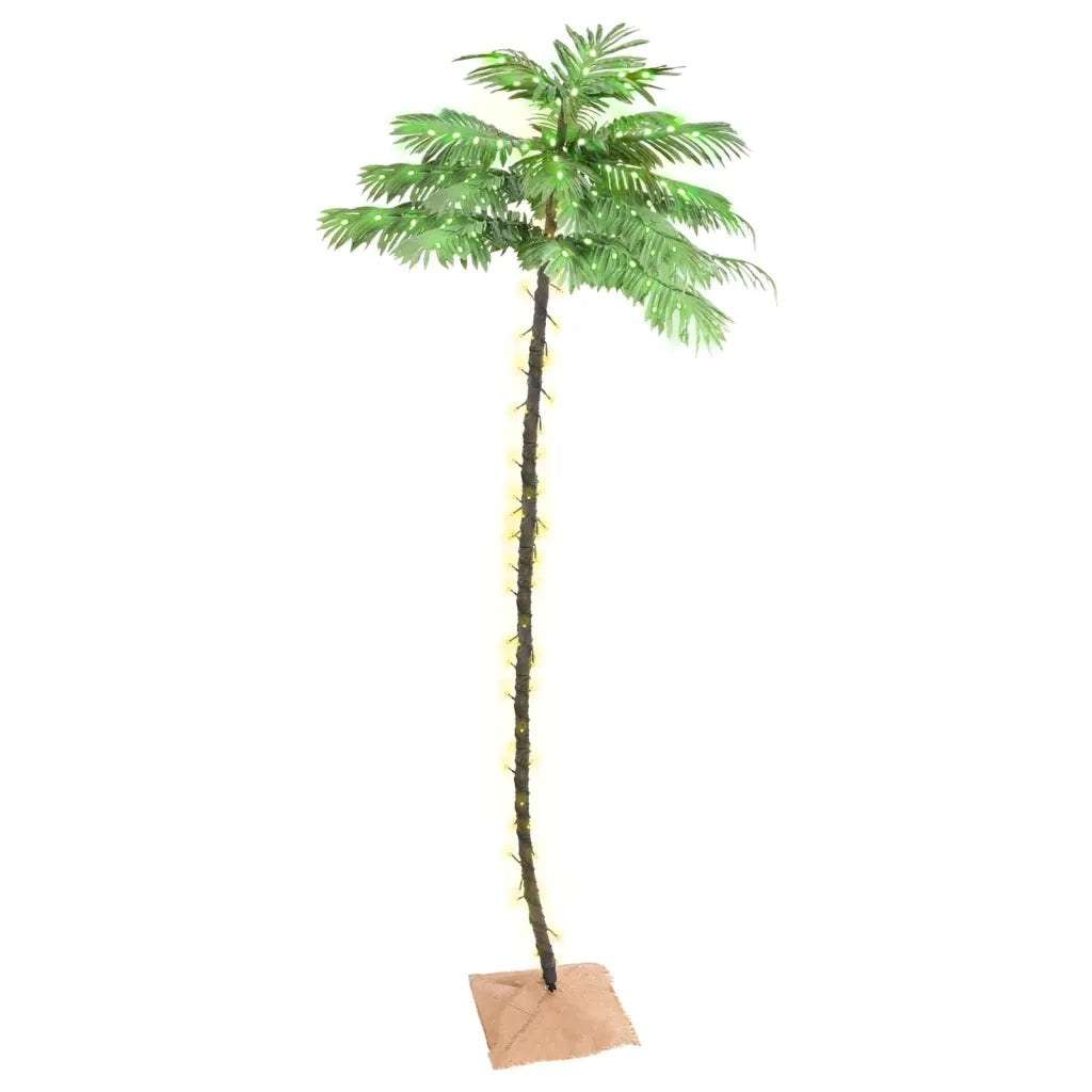 Palma con LED Bianco Caldo 252 LED 400 cm cod mxl 25246