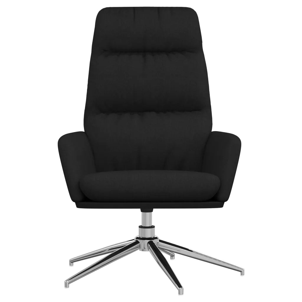 Sedia Relax Nera in Tessuto cod mxl 14994