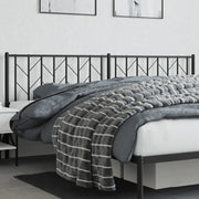 Testiera di Ricambio in Metallo Nero 200 cm 374475