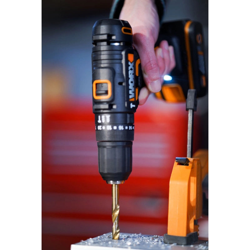Avvitatore a Batteria 20 Volt WX100.9 con Coppia 30 Nm e Mandrino 10 mm Senza Batteria - Worx