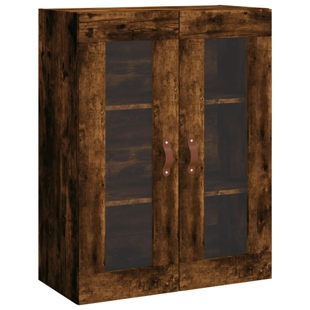 Credenza Rovere Fumo  69,5x34x180 cm in Legno Multistrato 3198382