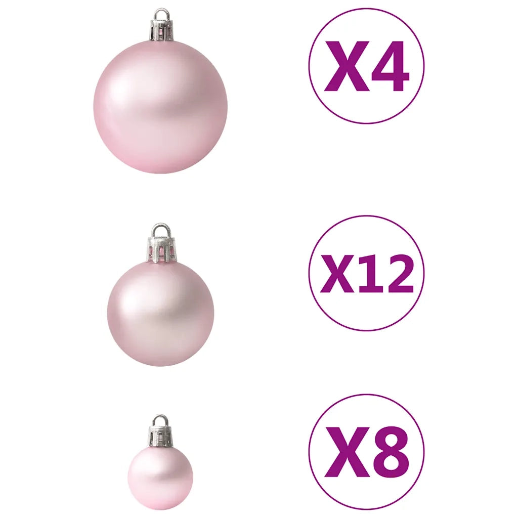Set Palline di Natale 100 pz Rosa CFW2462620