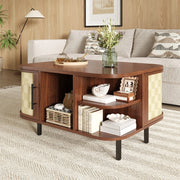 Tavolino da Salotto con Ripiano ¨C MINIMAL ¨C MDF, Metallo, Design Moderno